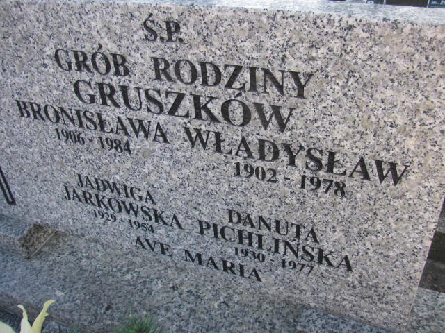 Jadwiga Zenona Jarkowska 1929 Wieluń Nawiedzenia NMP - Grobonet - Wyszukiwarka osób pochowanych