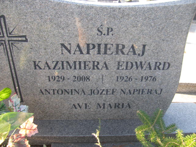 Józef Napieraj 1893 Wieluń Nawiedzenia NMP - Grobonet - Wyszukiwarka osób pochowanych