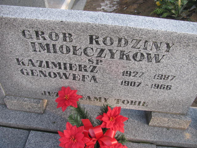 Łucja Imiołczyk  1925 Wieluń Nawiedzenia NMP - Grobonet - Wyszukiwarka osób pochowanych