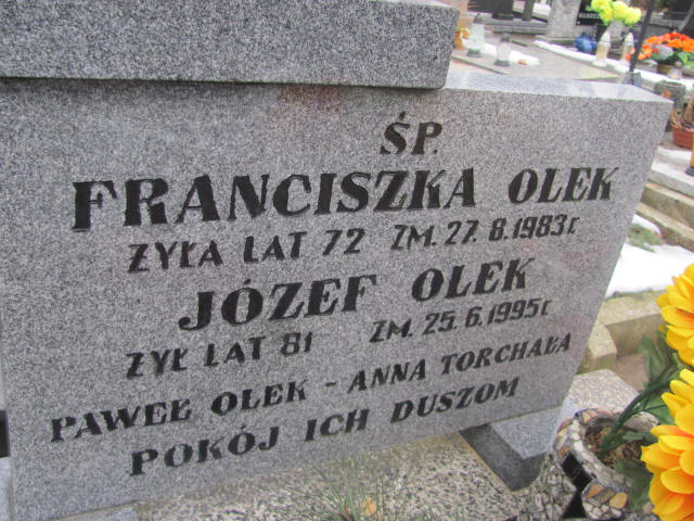 Tadeusz Olek 1954 Wieluń Nawiedzenia NMP - Grobonet - Wyszukiwarka osób pochowanych