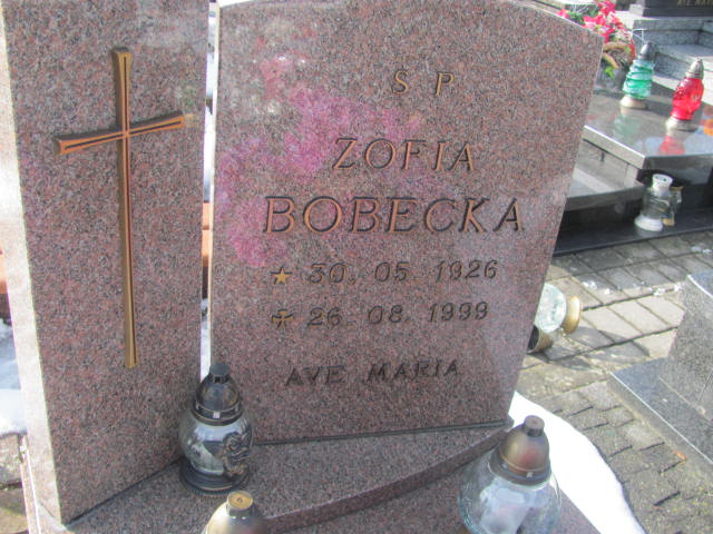 Zofia Bobecka 1926 Wieluń Nawiedzenia NMP - Grobonet - Wyszukiwarka osób pochowanych
