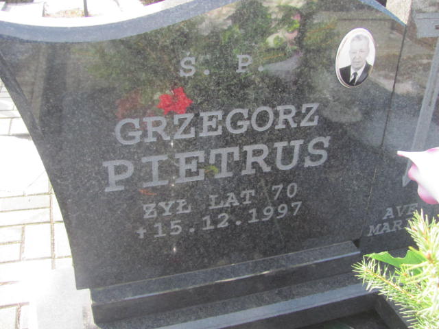 Grzegorz Pietrus Wieluń Nawiedzenia NMP - Grobonet - Wyszukiwarka osób pochowanych