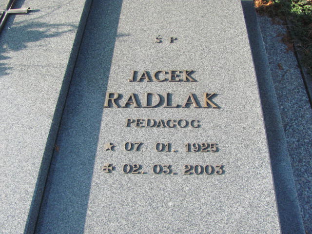Jacek Radlak 1925 Wieluń Nawiedzenia NMP - Grobonet - Wyszukiwarka osób pochowanych