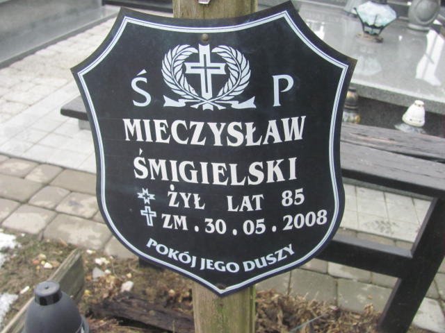Mieczysław Benedykt Śmigielski 1923 Wieluń Nawiedzenia NMP - Grobonet - Wyszukiwarka osób pochowanych