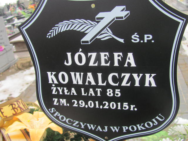 Józefa Kowalczyk 1930 Wieluń Nawiedzenia NMP - Grobonet - Wyszukiwarka osób pochowanych