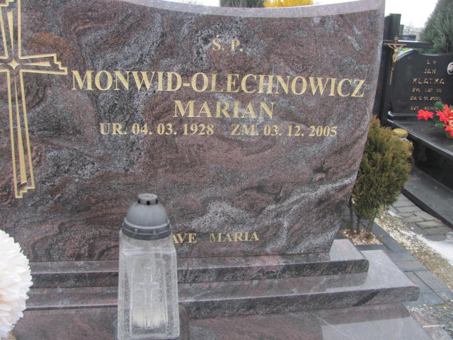 Franciszka Monwid-Olechnowicz 1930 Wieluń Nawiedzenia NMP - Grobonet - Wyszukiwarka osób pochowanych