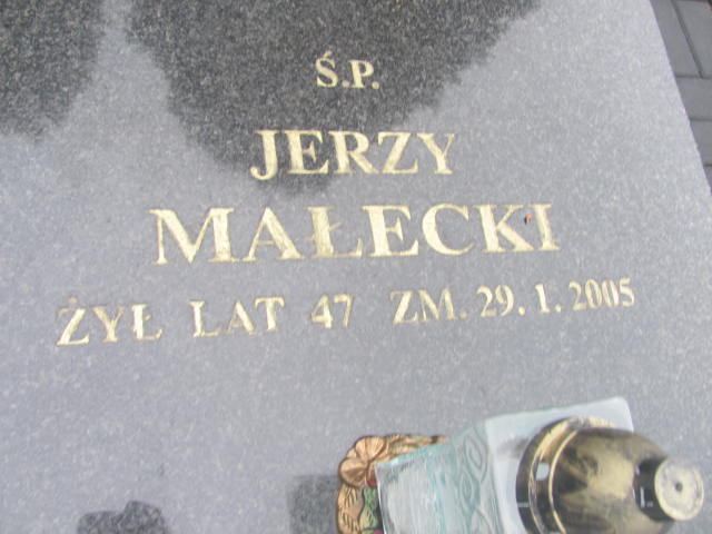 Jerzy Małecki Wieluń Nawiedzenia NMP - Grobonet - Wyszukiwarka osób pochowanych