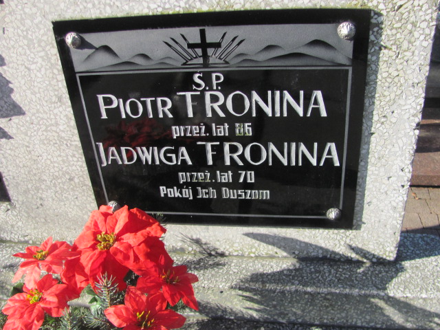 Jadwiga Tronina  1884 Wieluń Nawiedzenia NMP - Grobonet - Wyszukiwarka osób pochowanych