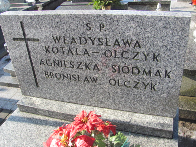 Władysława Kotala Olczyk 1906 Wieluń Nawiedzenia NMP - Grobonet - Wyszukiwarka osób pochowanych