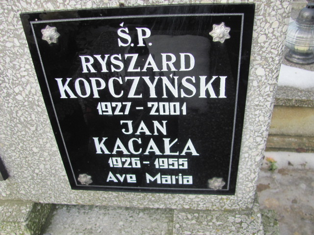 Jan Kacała 1926 Wieluń Nawiedzenia NMP - Grobonet - Wyszukiwarka osób pochowanych