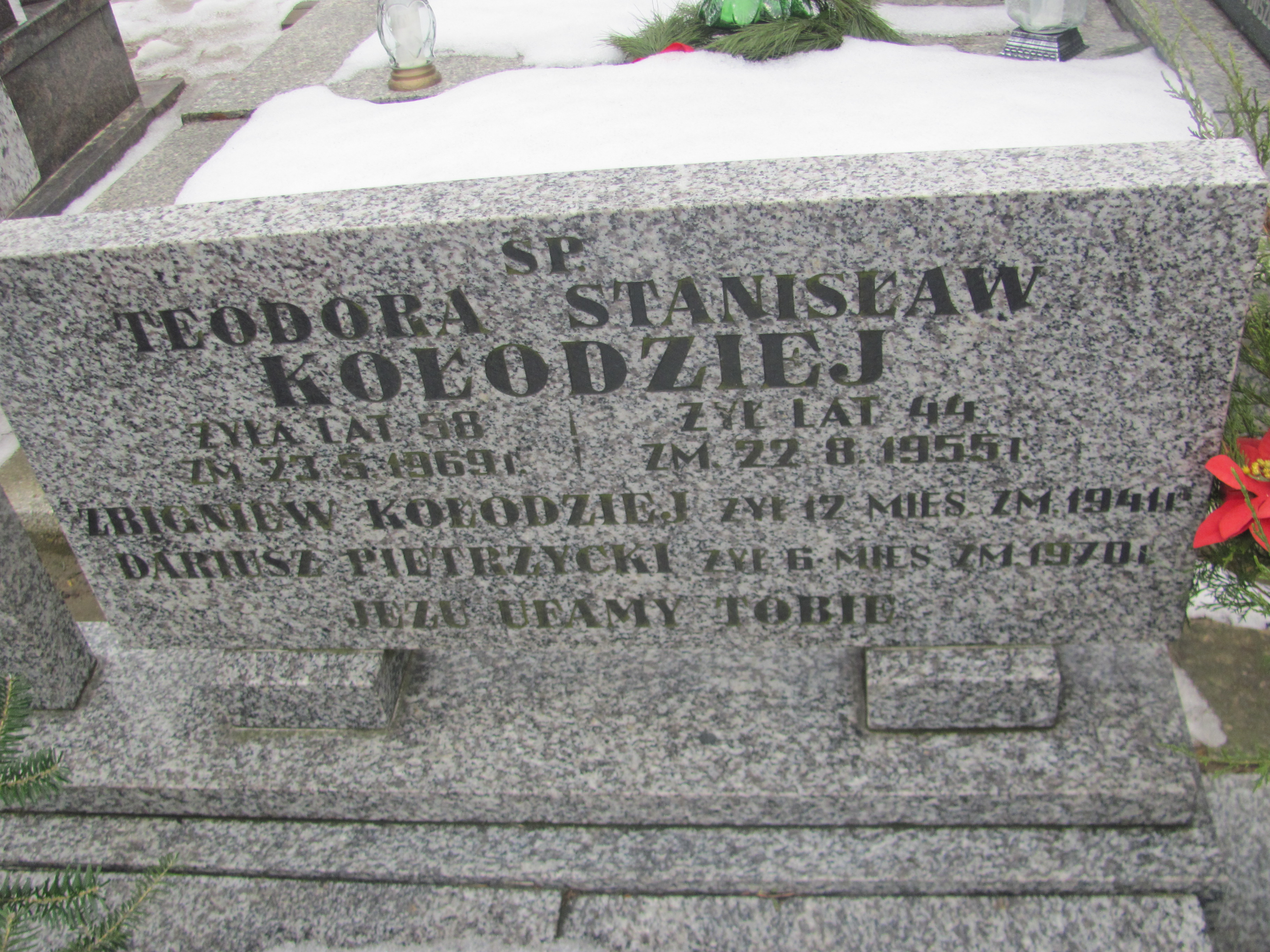 Stanisław Kołodziej  1912 Wieluń Nawiedzenia NMP - Grobonet - Wyszukiwarka osób pochowanych