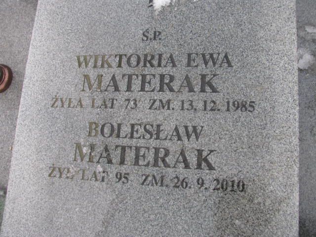Wiktoria Ewa Materak 1912 Wieluń Nawiedzenia NMP - Grobonet - Wyszukiwarka osób pochowanych