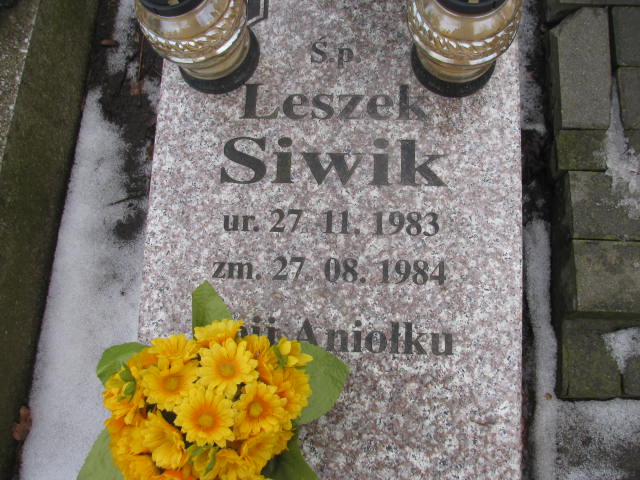 Leszek Siwik 1983 Wieluń Nawiedzenia NMP - Grobonet - Wyszukiwarka osób pochowanych