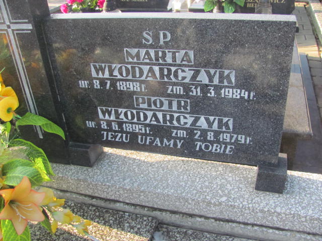 Marta Włodarczyk 1898 Wieluń Nawiedzenia NMP - Grobonet - Wyszukiwarka osób pochowanych