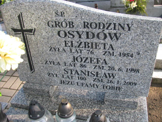 Elżbieta Osyda 1882 Wieluń Nawiedzenia NMP - Grobonet - Wyszukiwarka osób pochowanych